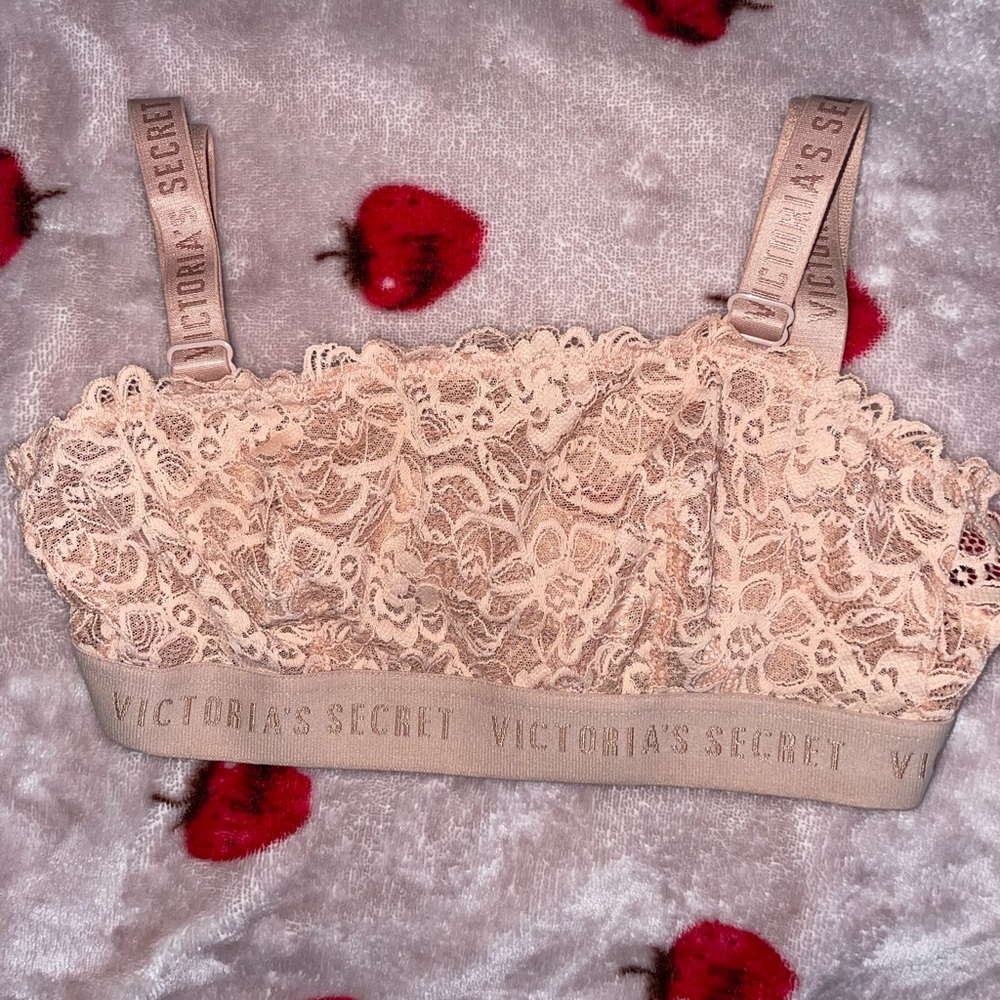 victoria secret xs pink bralette